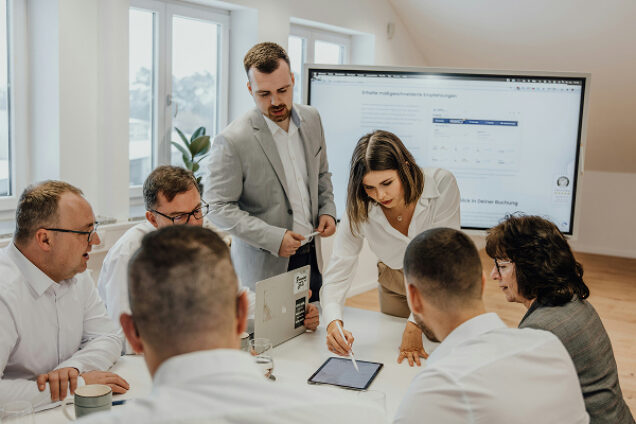 People in meeting