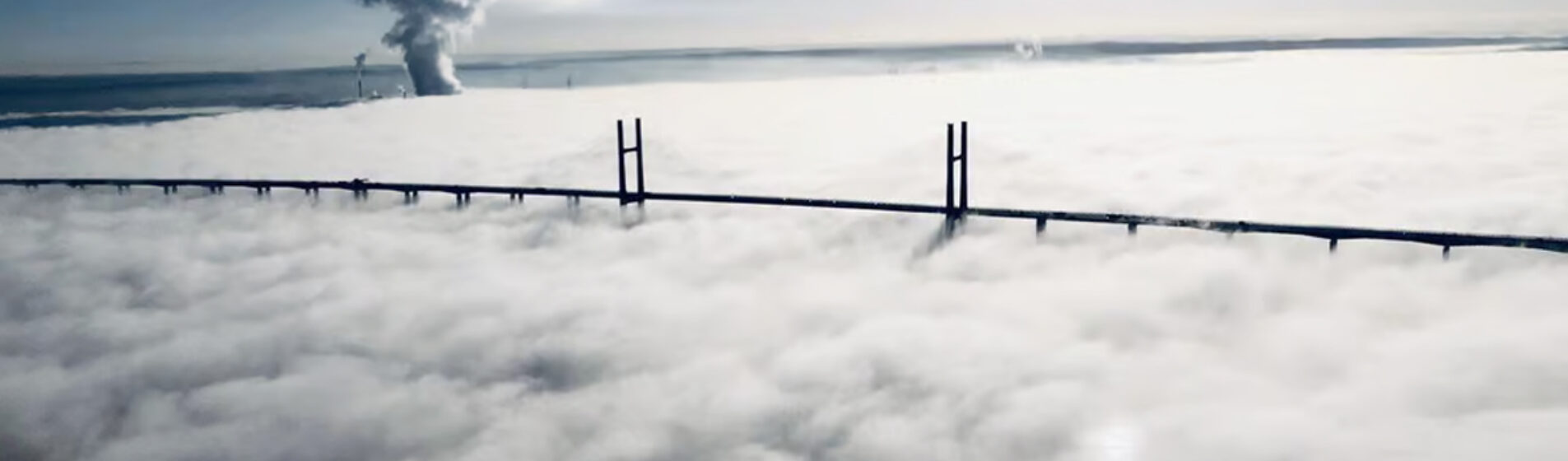 Bridge and clouds